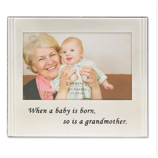Blueprints When a Baby is born so is a Grandmother Silver Plated 6x4 Picture Frame BL24878
